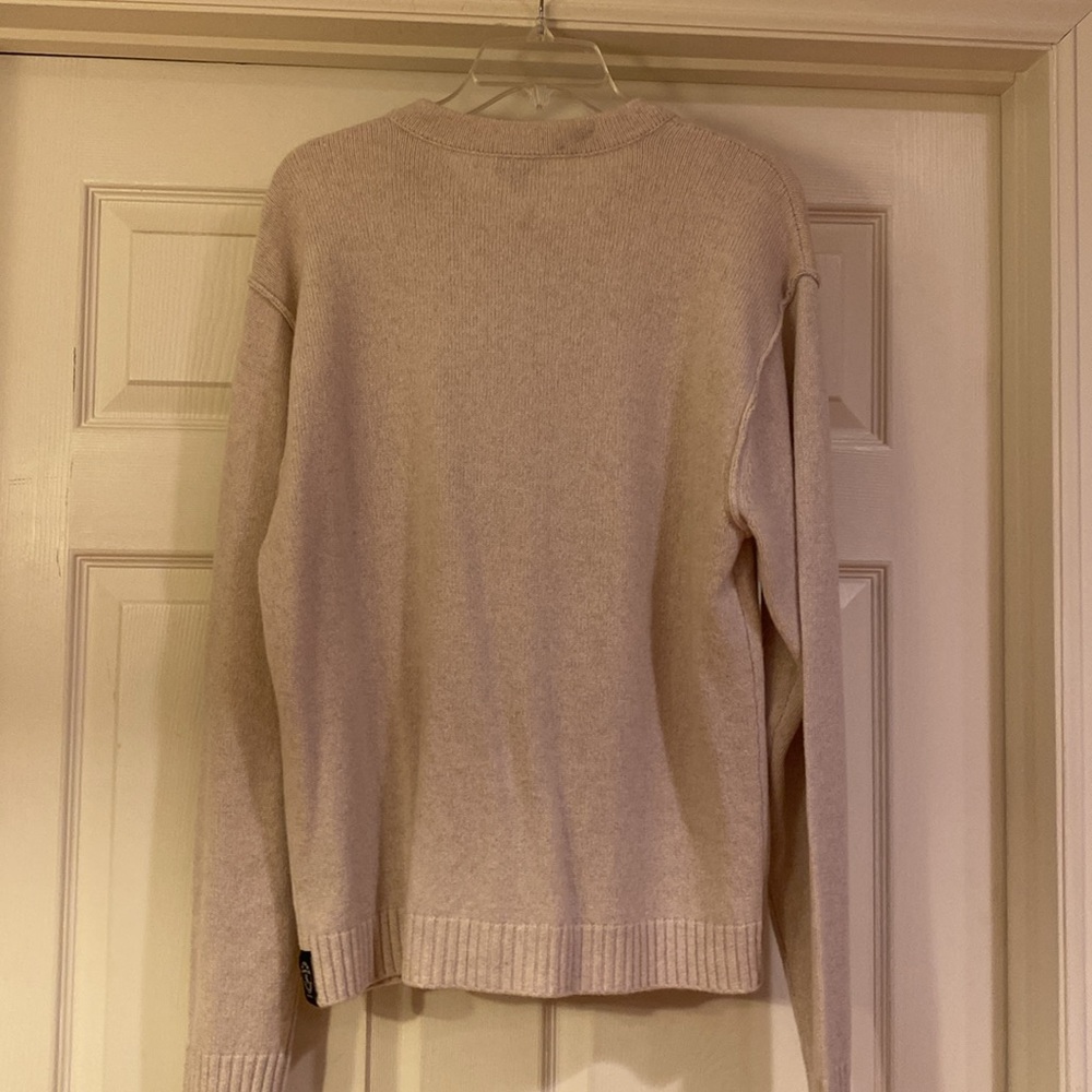 Todd Snyder Nomad Cashmere Crew Cardigan Sz Medium. NWT. Bisque is the color. - Picture 5 of 7